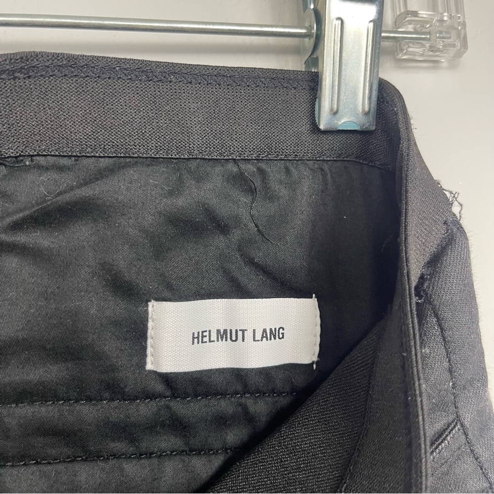 Helmut Lang Black Coated Cotton Blend Skinny Leg Jegging Jeans Pull On Pants 27 - Picture 4 of 16